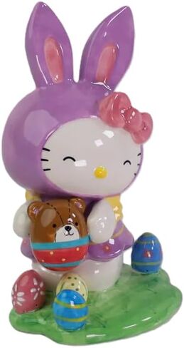 Blue Sky Clayworks Hello Kitty and Bunny Figurine, Home & Kitchen Accessories, Ceramic, 24383 in Saudi Arabia
