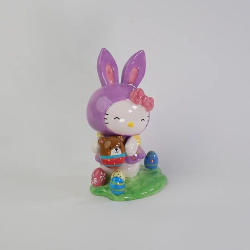 Blue Sky Clayworks Hello Kitty and Bunny Figurine, Home & Kitchen Accessories, Ceramic, 24383 in Saudi Arabia