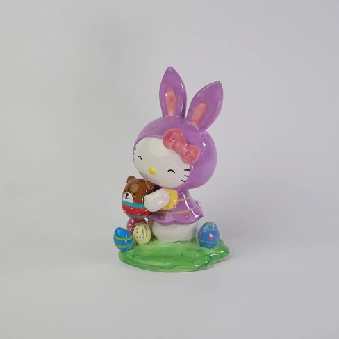 Blue Sky Clayworks Hello Kitty and Bunny Figurine, Home & Kitchen Accessories, Ceramic, 24383 in Saudi Arabia
