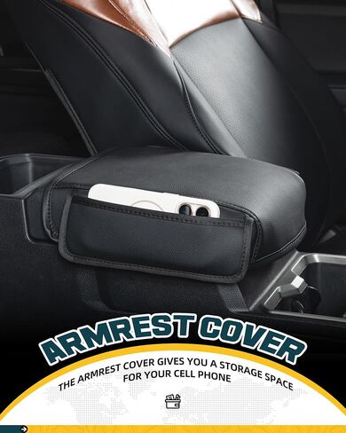 Full Coverage Seat Covers Fit for Toyota Tacoma 2024 2025 Double Cab Crew Cab SR SR5 TRD Sport TRD Off-Road Limited Leather Seat Cushion Protectors Full Set (5 Seats) in Saudi Arabia