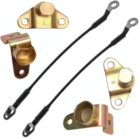 Tailgate Hinges Cables Repair Kit 6pcs Metal عند الاقتضاء ، لا تأتي أقواس لوحة الترخيص مع أجهزة متزايدة ما لم ينص على خلاف ذلك لهاممر ، لـ GMC ، من أجل Chevy in Saudi Arabia