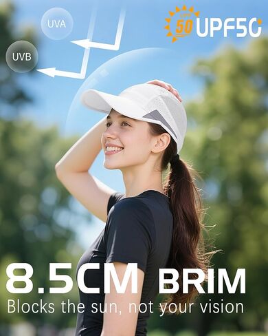 Running Hat for Men & Women, Quick-Dry Lightweight Baseball Cap,UPF 50+ Reflective Breathable Sport Hats in Kuwait