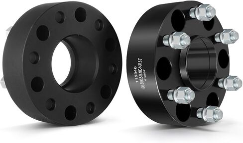 ECCPP 2 قطعة 2 بوصة 6x5.5 إلى 6x5.5 فواصل عجلات محورية 6x139.7 مللي متر إلى 6x139.7 مللي متر 78.1 محور 14x1.5 يناسب 1999-2019 لسيارة شيفروليه لسيلفرادو 1500 2001-2013 لسيارة شيفروليه للضواحي 1500 in Saudi Arabia