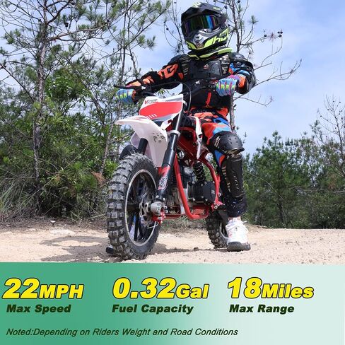 X-PRO Victor 40 Mini Dirt Bike, Gas Power 4 Stroke Dirt Bike! 40CC Pit Bike, Pull Start, 10" Wheels! (Pink) in Saudi Arabia