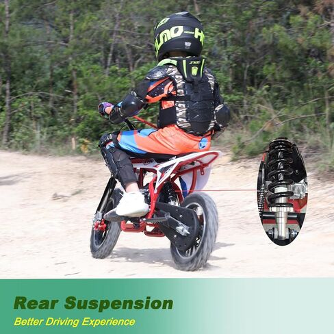 X-PRO Victor 40 Mini Dirt Bike, Gas Power 4 Stroke Dirt Bike! 40CC Pit Bike, Pull Start, 10" Wheels! (Pink) in Saudi Arabia