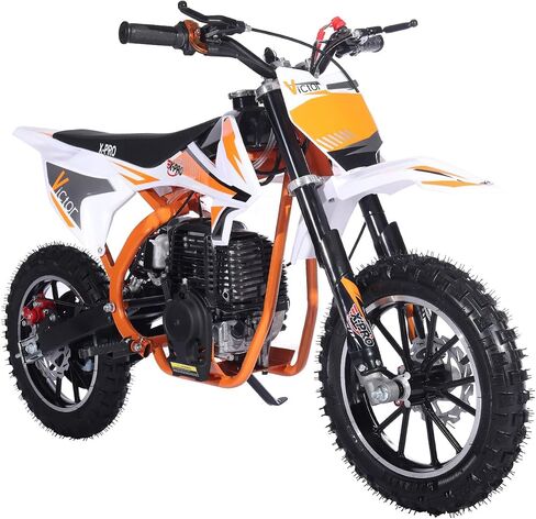 X-PRO Victor 40 Mini Dirt Bike, Gas Power 4 Stroke Dirt Bike! 40CC Pit Bike, Pull Start, 10" Wheels! (Pink) in Saudi Arabia