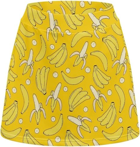Tennis Skirts for Women 2 In1 High Waisted Athletic Golf Skorts Skirt with Pocket Running Workout Activewear XS-3XL in Saudi Arabia