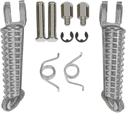 TCMT Front Footrests Pegs Footpegs Sider Fit for Yamaha YZF R1 1998-2024 R1S R1M 2015-2023 YZF R6 2003-2020 YZF R6S 2003-2009 Replace for 1KB-27461-00-00 in Saudi Arabia