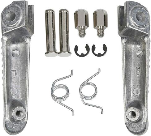 TCMT Front Footrests Pegs Footpegs Sider Fit for Yamaha YZF R1 1998-2024 R1S R1M 2015-2023 YZF R6 2003-2020 YZF R6S 2003-2009 Replace for 1KB-27461-00-00 in Saudi Arabia