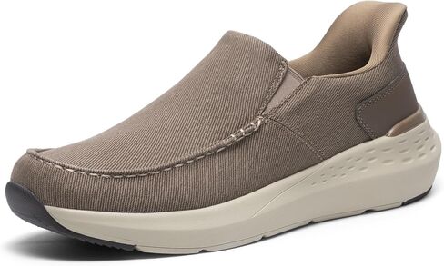 Bruno Marc Men's Hands Free Slip on Loafers Casual Sneakers Canvas Walking Shoes in Saudi Arabia