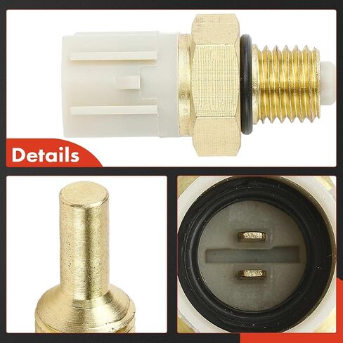 A-Premium Engine Coolant Temperature Sensor [2 Pins] Compatible with Honda CR-V 1997-2001, Accord 1994-2002, Pilot 2003-2004, Odyssey 1995-2004 & Acura MDX 2001-2002, TL 1999-2003, RL 1996-2004, CL in Saudi Arabia