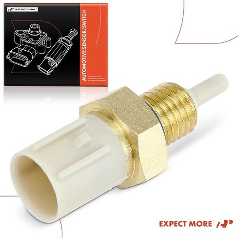 A-Premium Engine Coolant Temperature Sensor [2 Pins] Compatible with Honda CR-V 1997-2001, Accord 1994-2002, Pilot 2003-2004, Odyssey 1995-2004 & Acura MDX 2001-2002, TL 1999-2003, RL 1996-2004, CL in Saudi Arabia