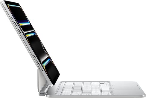 حافظة Apple iPad Magic Keyboard لجهاز iPad Pro مقاس 11 بوصة (M4) باللغة الإنجليزية الأمريكية - أسود (متجدد) in Saudi Arabia