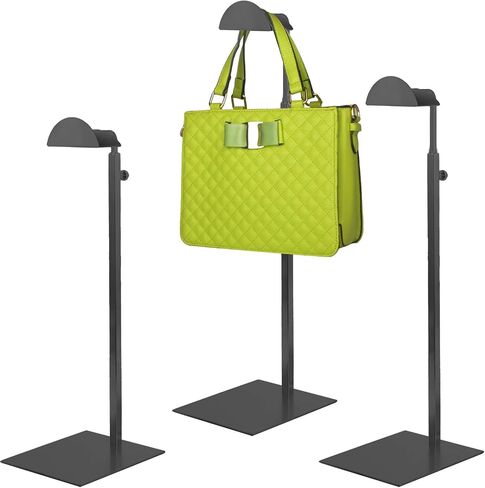 2 Pack Purse Display Stand Stainless Steel Purse Stand for Display Adjustable Gold Handbag display for Boutique or Retail in Kuwait