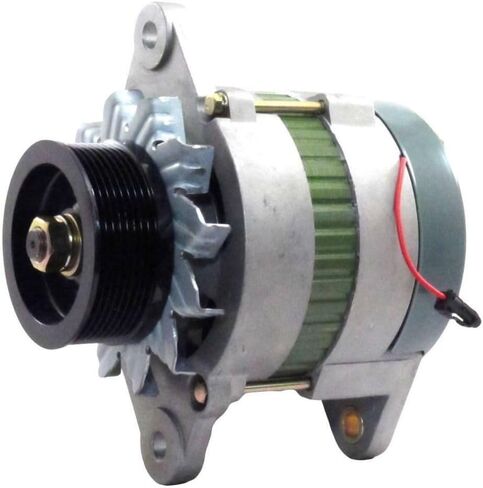 Alternator Fits Excavator & Wheel Loader 1995-on 2502-9007B 2502-9009 50-Amperage M61.0-B+ Terminal External-Fan Negative-Polarity Internal-Regulator 24 in Saudi Arabia