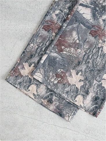 GORGLITTER Men's Camo Baggy Sweatpants Wide Leg Camouflage Elastic Waist Track Pants with Pockets for Streetwear in Kuwait