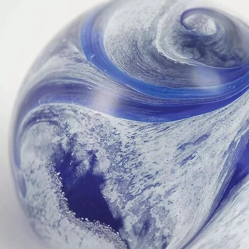 OneWorld Memorials Blue Glass Marble Romirl Ashes remsake remsake - فريدة من نوعها وفنية صغيرة in Kuwait