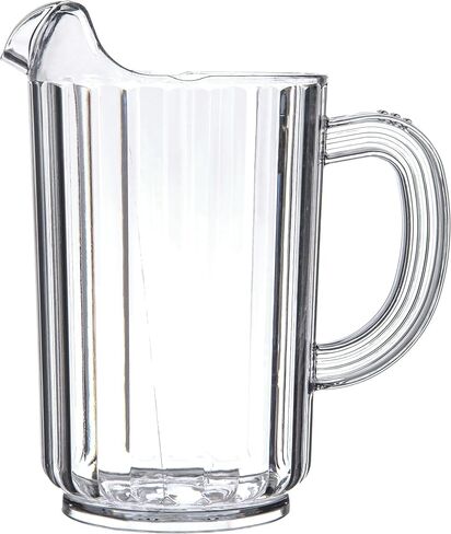 منتجات Carlisle FoodService Products Versapour Clear Pitcher طويل القامة، إبريق بلاستيكي للمطاعم والمطاعم والمطابخ والبلاستيك، 60 أونصة، شفاف in Saudi Arabia