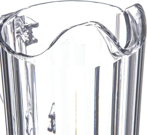 منتجات Carlisle FoodService Products Versapour Clear Pitcher طويل القامة، إبريق بلاستيكي للمطاعم والمطاعم والمطابخ والبلاستيك، 60 أونصة، شفاف in Saudi Arabia