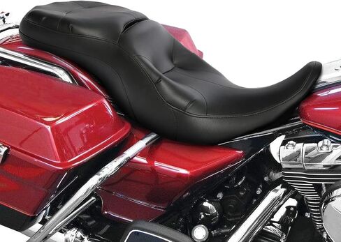 مقعد الدراجات النارية ، وسادة مقعد سائق Slmoto سائق تناسب Harley Davidson Touring Electra Glide Classic 1997-2007 in Saudi Arabia