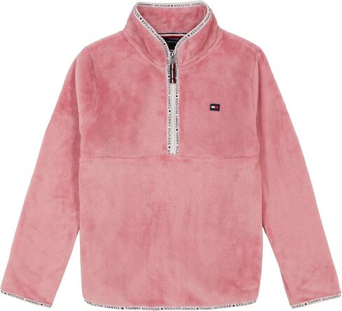 سويت شيرت من الصوف بأكمام طويلة وربع سحاب للفتيات من Tommy Hilfiger، Navy Chipie in Kuwait