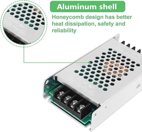 DC 12V 24V to 5V DC Converter Automotive Power Supply Voltage, Waterproof DC 8V-32V Step Down to DC 5V 3A 15W Voltage Regulator Buck Power Module Compatible with Car Truck Volts in Saudi Arabia