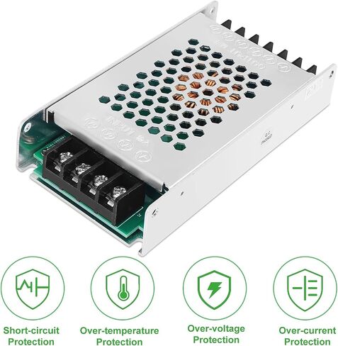 DC 12V 24V to 5V DC Converter Automotive Power Supply Voltage, Waterproof DC 8V-32V Step Down to DC 5V 3A 15W Voltage Regulator Buck Power Module Compatible with Car Truck Volts in Saudi Arabia