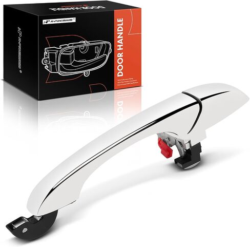 A-Premium Rear Driver Side Exterior Door Handle Compatible with Chrysler 300 2005-2010 & Dodge Magnum 2005-2008, Chrome, Replace# 5065801AE, 5065801AG in Saudi Arabia