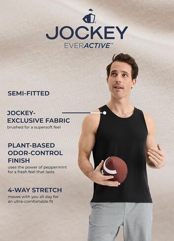 Jockey Men's Activewear EVERACTIVE Tank in Kuwait