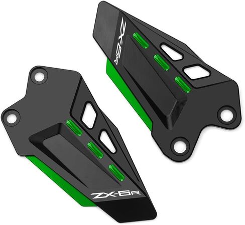 حارس كعب دراجة نارية مناسبة ل ZX-6R 2019-2024 2025 + حماية القدم الخلفية 2024 ملحقات مسند القدمين ZX6R 2025 ZX6R الملحقات GN in Kuwait