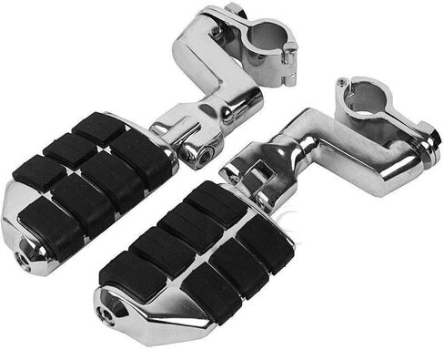 TCMT 1" 7/8" Engine Guard Highway Foot Pegs Fits For Honda(Goldwing), Yamaha, Suzuki, Harley-DavidsonW/ 1" or 7/8" Engine Guard in Saudi Arabia