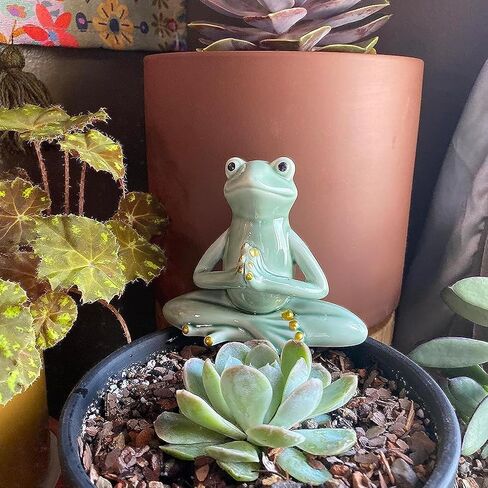 OWMELL CERAMIC ZEN FROG DECOR in Kuwait