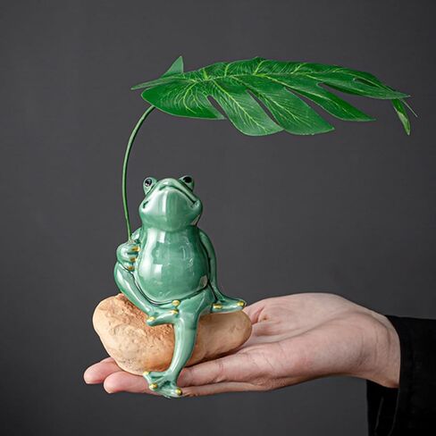 OWMELL CERAMIC ZEN FROG DECOR in Kuwait