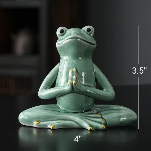 OWMELL CERAMIC ZEN FROG DECOR in Kuwait