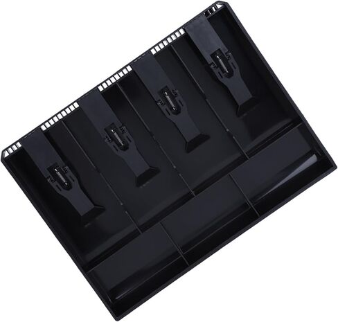 YWBL-WH Cash Drawer Register Insert Tray Replacement 4 Bills 3 32 x 24.5 x 3.5cm Money Storage Box(Black), Parts Box in Kuwait
