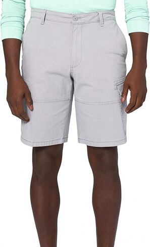IZOD Men's Pigment Dyed 10.5" Cargo Short, Cedarwood Khaki, 40 in Saudi Arabia