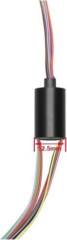 12-Way Wire 1.5A Diameter 12.5mm mini Slip Ring Conductive Collector Slip Ring Rotary Joint Suitable for Remote Control Drone Gimbal Universal Joint in Saudi Arabia