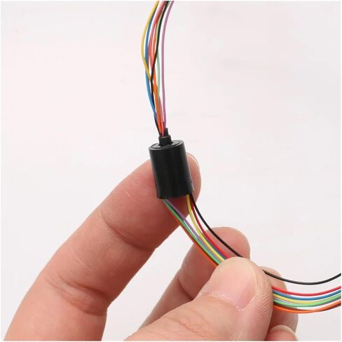 Super mini Slip Ring Diameter 8.5mm 8-Channel Wire Through Hole Slip Ring Suitable for Remote Control Drone brushless Motor Conductive Connector in Saudi Arabia