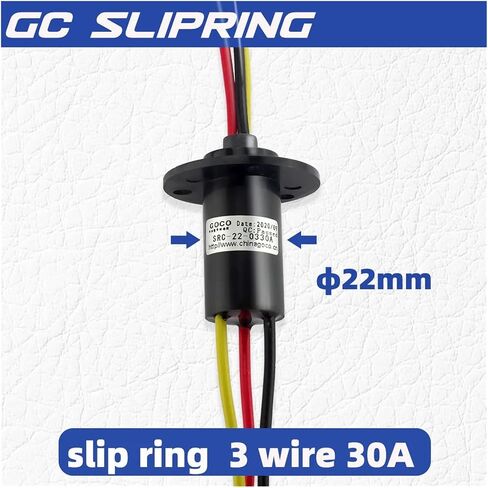 حلقة قسيمة طاقة الرياح 3 قنوات 30 أ ، كل حلقة تيار 30A ، قطر سلك حلقة طاولة الدوارة 3.5MMSRC-22-0330A in Saudi Arabia