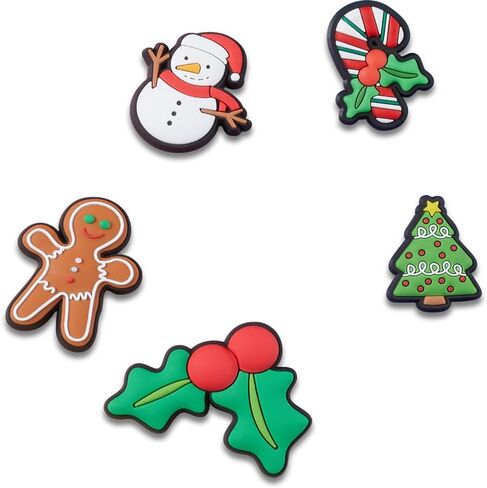 Crocs Usisex Jibbitz Shoe Charms Multi-Packs Holiday & Christmas Collection Iconic Christmas بحجم واحد in Saudi Arabia