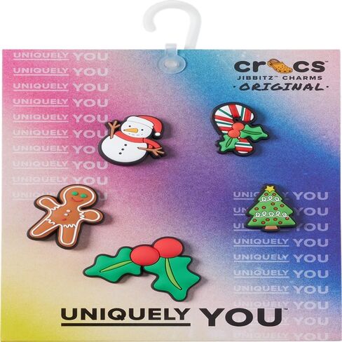 Crocs Usisex Jibbitz Shoe Charms Multi-Packs Holiday & Christmas Collection Iconic Christmas بحجم واحد in Saudi Arabia