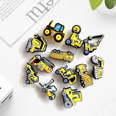 Excavators Black Rights Drink Juice Shoe Charms, Cute Croc Charms Pack for Shoe Decoration in Kuwait