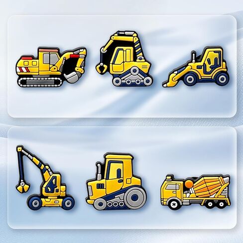 Excavators Black Rights Drink Juice Shoe Charms, Cute Croc Charms Pack for Shoe Decoration in Kuwait