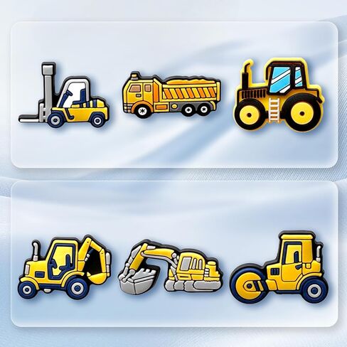Excavators Black Rights Drink Juice Shoe Charms, Cute Croc Charms Pack for Shoe Decoration in Kuwait