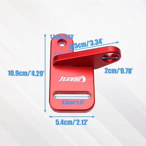 Jerbor Cowl Light Mount LED Bod Light Brackets Kit for Jeep JL JLU Wrangler 2018-2023 (Red) in Kuwait