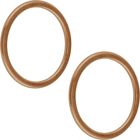 Caltric 2X Muffler Pipe Gasket Compatible with Honda Shadow Spirit 1100 VT1100C 1997-2007 in Saudi Arabia