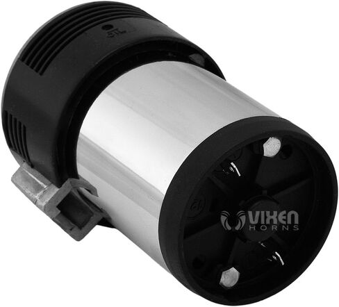 Vixen Horns Mini Onboard Air Compressor 15 PSI. Universal Replacement for Truck/Car Train Horn kit/System Direct Drive. Fits All 12v Vehicles like Semi/Pickup Trucks/Jeep/Motorcycle Black VXA7211B in Kuwait