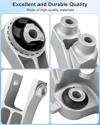 المحرك الخلفي محرك محرك Mount Torque Struque Mount طاقتها لكرايسلر باسيفيكا 3.6L 2017-2023 استبدل 68224744AB 68224744AC 68485537AA A20027 EM-4416 A20070 EM-4117 68224737AB in Saudi Arabia