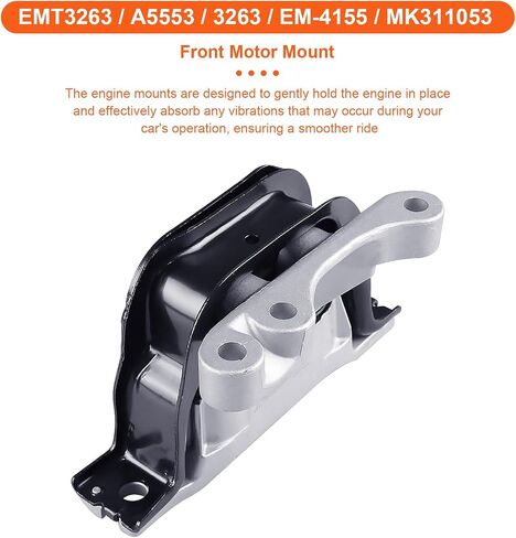 Engine Motor Mount Set & Trans Mount Compatible with 2010-2017 Chevrolet Equinox , GMC Terrain 3.0L 3.6L V6, 4PCS, Replacement for A5553 A5554 A5633 A5705 A5707 in Kuwait