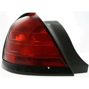المصباح الكهربائي المصباح الذيل اليسرى العدسة الأحمر 2 W/BLK MLDG لفورد ل CROWN VICTORIA S 00-03 05 & BASE 00-08 10-11 & LX 00-11 & LWB 02-03 & LX Sport 04-06 8W7Z13405A FO2800160 in Kuwait